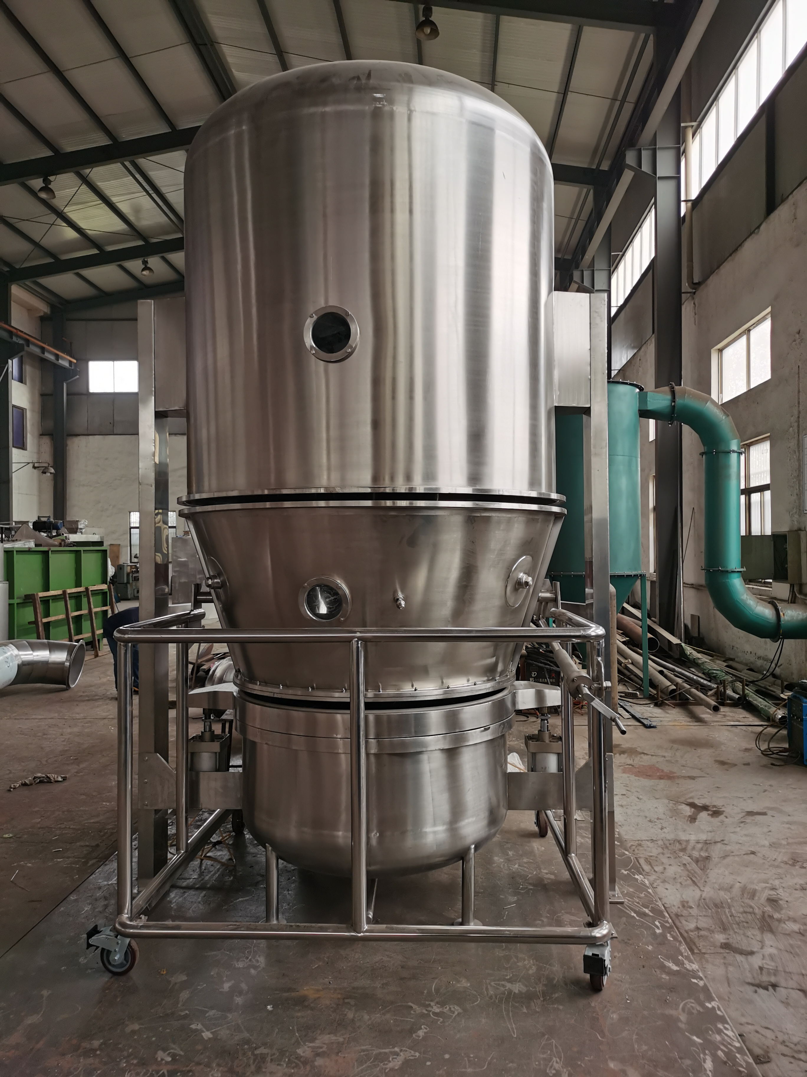 GFG-500電加熱沸騰干燥機制作完畢